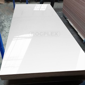 Manufactur standard China 3mm poplar core white polyester plywood