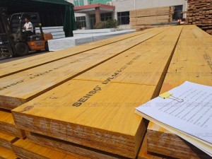 H2S Treated LVL China Factory for China 140x45mm AS/NZS 4357 Larch LVL Beam E14/E15 LVL Timber Constructural LVL