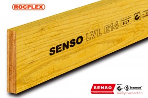 Structural LVL E14 Engineered Wood LVL Beams 300 x 45mm H2S Treated SENSO Framing LVL F17