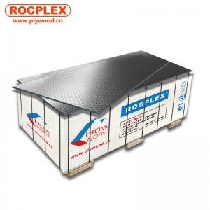 Non Slip Plywood Factory Free sample China Anti-Slip Film Faced or Trailer Floor Mesh for Trailer Floor Stage Board